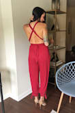 Wore this for my bachelorette party last summer and it was fabulous! Comfy, flowy and lightweight, so it was perfect for summer. The adjustable top makes the fit as snug as you'd like for keeping ya boobs in (though I did use boob tape and it was the perfect something to keep me feeling secure all night!). - Renee H.