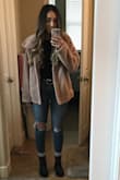 I've bought this brand before and got a size 7, which fit fine, just a little loose. So I went with the 5 this time and I was so happy! They hug in all the right places, stay tight and the wash goes with everything! - Marissa R.