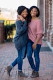 My sister and I wore these sweaters for a recent photoshoot. This sweater was everything I wanted it to be. It was soft, comfy and perfectly oversized. - Tywanda H.