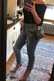 Just like all the other reviews. They are TIGHT at first. Wore 2x and they are now perfect. Good to dress up but will probably pair with sneakers all spring and summer long! - Brittany D.