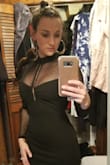 I got quite a few compliments when my husband and I were out. He said by far this was his favorite dress! I felt very sexy in this! 
Fits true to size. Comfortable. Classy. - Christina V.