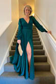 This dress was perfect for a wedding I was attending in the middle of winter. I received so many compliments on it. I got the emerald green. The color is gorgeous! I hope I have another event to wear it to!! - Jessica W.