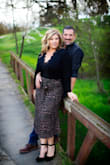 I wore this with a midi skirt for our engagement shoot. Knew I needed something to photograph well that wasn't baggy but still covered well. The body suit fit smoothed out any concerns I had about a loose tummy and the lace work is beautiful. - Kori J.