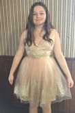 She absolutely loves it 
Alexa-Kate got it for grade 8 graduation 
Fits prefect and it's soooo glittery 
We can't get enough of it - Jennifer W.