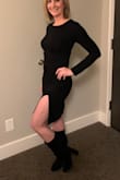 This dress is so sexy.  Fits perfectly and the slit is everything - Renee N.