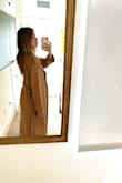 I love long jackets. I ordered this in size XS and it's light/easy to throw on over a cute outfit on da town - Ashley T.