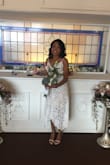 Perfect for my civil ceremony, my husband said it was fabulous and sexy.., I felt comfy all the day. Loved it. - Indhira R.