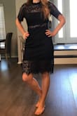 I got so many compliments on this dress! I wore it to a winter wedding and it was the perfect mix of classy and sexy. I was worried the lace might be a bit itchy but it was so comfortable! There was a of couple loose strings when I got it but over all really great quality. 10/10 would recommend! - Monique M.