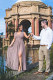 This was THE perfect dress for our engagement shoot. I did have to get it altered because I'm short but other than that, it fits perfect. All the colors are so cute! I would highly recommend this one. - Andrea L.