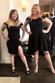 Super comfortable and cute. I am 5,1" so I was worried a longer dress would make me look extremely short. The slit definitely helps to lengthen your body. - Jenna C.