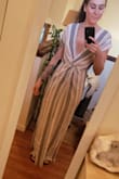I'm excited to wear this dress on my tropical honeymoon! Nice and light. Low cut is super cute for someone with a smaller chest like me, might be a little heavy on the cleavage for someone with a bigger chest. - Kendra B.