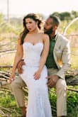 I wore this dress for my engagement party! The fit was perfect! The material and beaded sequence added such an incredible touch to the dress! I loved that it was elegant and classy, a true original! Loved it! - Jenessi P.