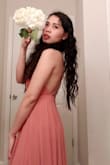 Im only 5'0 tall so its quite long for me but other than that the dress was perfect. I went to a wedding party and everyone loved my dress and complimented me for it. It was beautifulc - Aimee N.