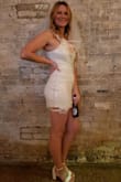 Got this dress for my bachelorette and absolutely loved it! I got so many compliments, it was perfect. Only complaint is that it tends to ride up when dancing/moving. - Christina F.