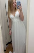 Had to get hemmed on the sides and the bottom but the dress was gorgeous and great material! Have bought all my homecoming dresses from lulus and have never been disappointed!! - Nina M.