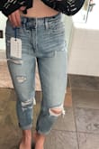 I needed a pair of jeans that didn't feel like I was wearing any- and these were it. I'm usually a size 2-4 but got the smallest possible size and I am glad I did. They hug right at the waist (not as high as described but that's okay) and can length it great on me too. - Cameron P.