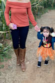 Honestly, I usually do not wear the color orange, but this color was the perfect shade of orange. I felt comfortable and stylish while I was out and about picking pumpkins. I recommend this sweater because it is definitely a fall sweater you need in your closet! - Ashley N.
