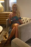 This is a perfect outfit for a beach vacation. It is very long so you may want to size down. I am tall and had tall heels on and it still dusted the ground. Still a great purchase!!! - Nicole G.