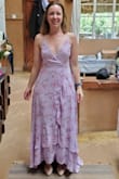 This dress is so stunning I bought it in two different colors. The color looks stunning in the pictures on the website and on the model, but when it arrived in Kenya, the color was all WRONG. Not the right color for me at all. Serious wash out! Will be returning this one just for the color. - Olivia R.
