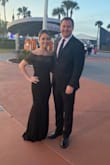 This dress was a perfect fit! Loved the lace detail on the top and the ruching on the sides. Although the dress looks long when standing, it was the perfect length when walking. This was one of the most comfortable dresses I've ever worn!! - Rebecca A.