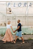 What a great skirt! I wore it for our engagement photos. Flowy, comfortable, easy to pair with, photogenic. - Anna B.
