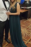 Loved the way the dress fit. I didn't have time to size it, I'm short, the dress was very long. But did still look stunning. - Sandra B.