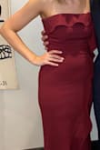 I absolutely loved this dress for my law school formal. I originally ordered a medium (my normal size at LuLus) but it was too big. I returned for a small and it fit like a glove! The dress was beautiful and comfortable. It was very flattering and I got compliments all night! Definitely recommend this dress, but order a size down. - Mary D.