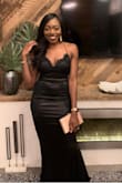 Got this dress for a formal event and absolutely loved it. Very true to size, and very long even with heels (which is good for me as I'm pretty tall). Got many compliments all night. - Brittany E.