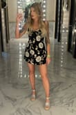 Usually rompers don't leave enough room for my booty, this one is cut perfectly! I could dance the night away with confidence! Very happy! - Desiree S.