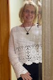 This is my first crop style purchase after losing 30 lbs. ! It felt and looked beautiful on. Fit perfectly (size 6). Feminine and yet really comfortable. Nice lines and flow to the arms.
Thank you so much! - Elizabeth R.