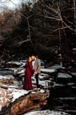I thought I was between sizes so I ordered a medium. I was swimming in it! I exchanged for a small - I had 4-5 inches hemmed off the bottom but it was perfect for our engagement shoot! I'd definitely recommend - if you're shorter, make sure to account for tailoring. - Asia G.