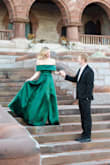 I wanted a ballgown style dress at a more reasonable price for my engagement photos. This was absolutely perfect! I am 5'4 so I did have to have it hemmed and pinned the straps to keep them from falling but other than that it was flawless. I don't know how well it would do to wear all night for an event because it was restrictive in terms of movement/the shoulder straps, not uncomfortable but definitely annoying lol but for photos it was just what I was looking for. - Kayla V.