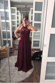 I ordered three different options from Lulus and three from David's Bridal to try for an upcoming wedding where I am the Maid of Honor. Hands down, all three of the dresses from Lulus were better quality as well as less expensive with a 15% off code. I chose this dress because it fit near perfectly (other than length) with no alterations needed and it's gorgeous. The color and style are exactly as shown on the site and it's actually a dress I *could* wear again to an event if I wanted. A definite win when it comes with bridesmaids dresses! - Kristina B.