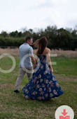 I wear 6's and 8's, so I ordered a medium. It's a true wrap dress (opens up entirely, ties under one arm and wraps around the waist). It was long but manageable. I was wearing flats and I'm 5'7" and a half. I wore it for save the date pictures. The bust gapes a bit when sitting down, but looks lovely standing up. It's well made. I'm going to wear it again for a wedding this summer. - Valerie B.