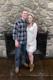This dress was perfect for our coed shower! I couldn't wait to wear it and I can't wait to wear it again!
However, I usually order a small in clothes but probably could've gotten away with an extra small. It laid right above my knee and the sleeves were pretty long.
I paired it with the Free People bralette and cognac booties. - April R.