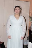 I was having a home wedding and wanted to find a lacey comfy dress and my friend told me about this website and this dress was beautiful. - Anna S.