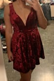This is gorgeous! It fits so well and is flattering in every way. It is amazing material too! Beyond happy of my purchase! - Sam N.