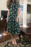 Love love love this dress! It's comfy & modest, perfect for mass on Sundays. It's still slightly loose on my waist, but I have a freakishly tiny waist so that's kind of normal for me - Melanie M.