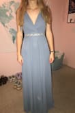 I was looking for a simple look for prom and this was it!! My mom is adding a belt to the waist to spice it up a little bit it fits perfectly. The only thing that is to complain would be that it's just slightly long - Lauren C.