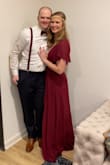 This dress was absolutely PERFECT for the recent Gala my husband and I attended. I received SO many compliments. The dress is super comfy and very stylish. The waist cut out and slit leg paired with the high neck line and sleeves made me feel sexy with just the right amount of modesty. The dress was a little bit longer than expected - definitely plan on wearing a good sized heel (similar to the heel pictured). The cutout in the waist is very forgiving - I always wear mediums in Lulus dresses but ended up exchanging for a small which was much more flattering and still a comfortable fit. - Holly K.