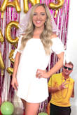 Love the material of the dress! Super classy, thick material and not see through! It was honestly super comfy and fit like a glove. Definitely recommend steaming it... perfect for any occasion but super cute for wedding events! - Logan J.
