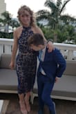 This dress is elegant, comfortable and heavily complimented. The description says there is no stretch, but I felt very comfortable in this dress and danced the night away! - Lea D.
