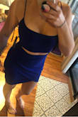 The cut of this dress is very flattering and sexy. I plan to buy it in another color. It's also very comfortable and the material is well made. - Lauren G.