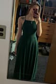 By looking at the real reviews helped me with picking the sizing. I love it it's gorgeous and I'm excited to wear it. You many need assistance doing it up as it can be challenging. Length is perfect for me. If my chest was bigger however there would be a lot of side boob action going on so that's something to keep in mind. No need for a bra. Stunning 10/10 recommend - Mackenzie I.