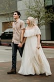 This was such a pretty dress for my engagement photos! Such a great quality dress . - Ruby J.