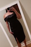 Product: I have been looking for a great off-the-shoulder dress that would fit my body type and Lulus design was one of the best ones i found. Quality is wonderful, it is soft and smooth, a little stretchable, satin's glossiness is good - not too much, not too dull. Ok to wear on any occasion!
Price: a steal! bought it on sale for $14(+tax & shipping)
Delivery: premium, very fast and trackable - Anna D.