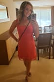I loved the red color, it was very bright and looked great with a vacation tan. Had many compliments on the fit and shape of the dress. Definitely recommend and will wear again! - Shannon M.