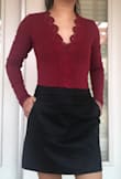 Beautiful lace.It's sexy. It's good for a date night. Love it - Grace F.