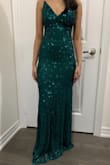 The quality of this dress is great and the dress itself is beautiful. It fits perfectly and the length would be perfect with heels. - Janki P.
