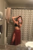 I loooove this skirt. The color is beautiful same with the style. I do wish I had ordered a smaller size though. Can't wait to wear it on my next vacation. - Nicole C.